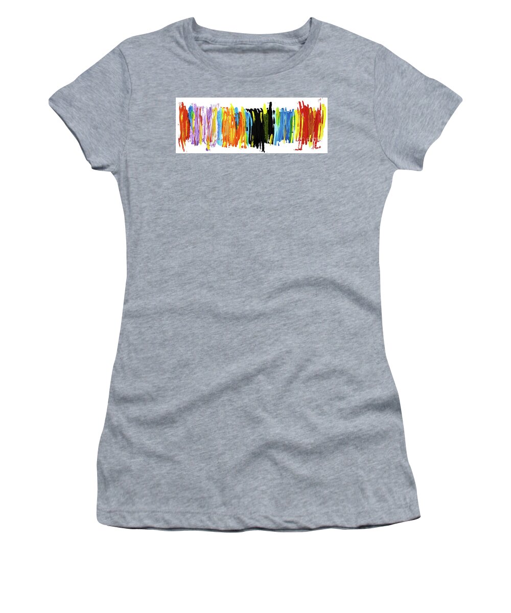 Love Women's T-Shirt featuring the painting Shades of love by Bjorn Sjogren