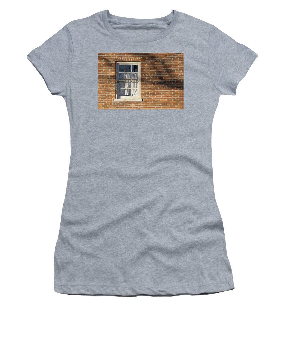 Window Women's T-Shirt featuring the photograph Shadow by David Arment