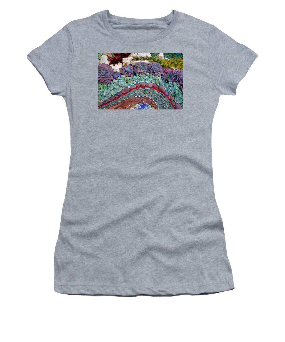 Sherman Women's T-Shirt featuring the photograph Sherman Gardens Study 45 by Robert Meyers-Lussier