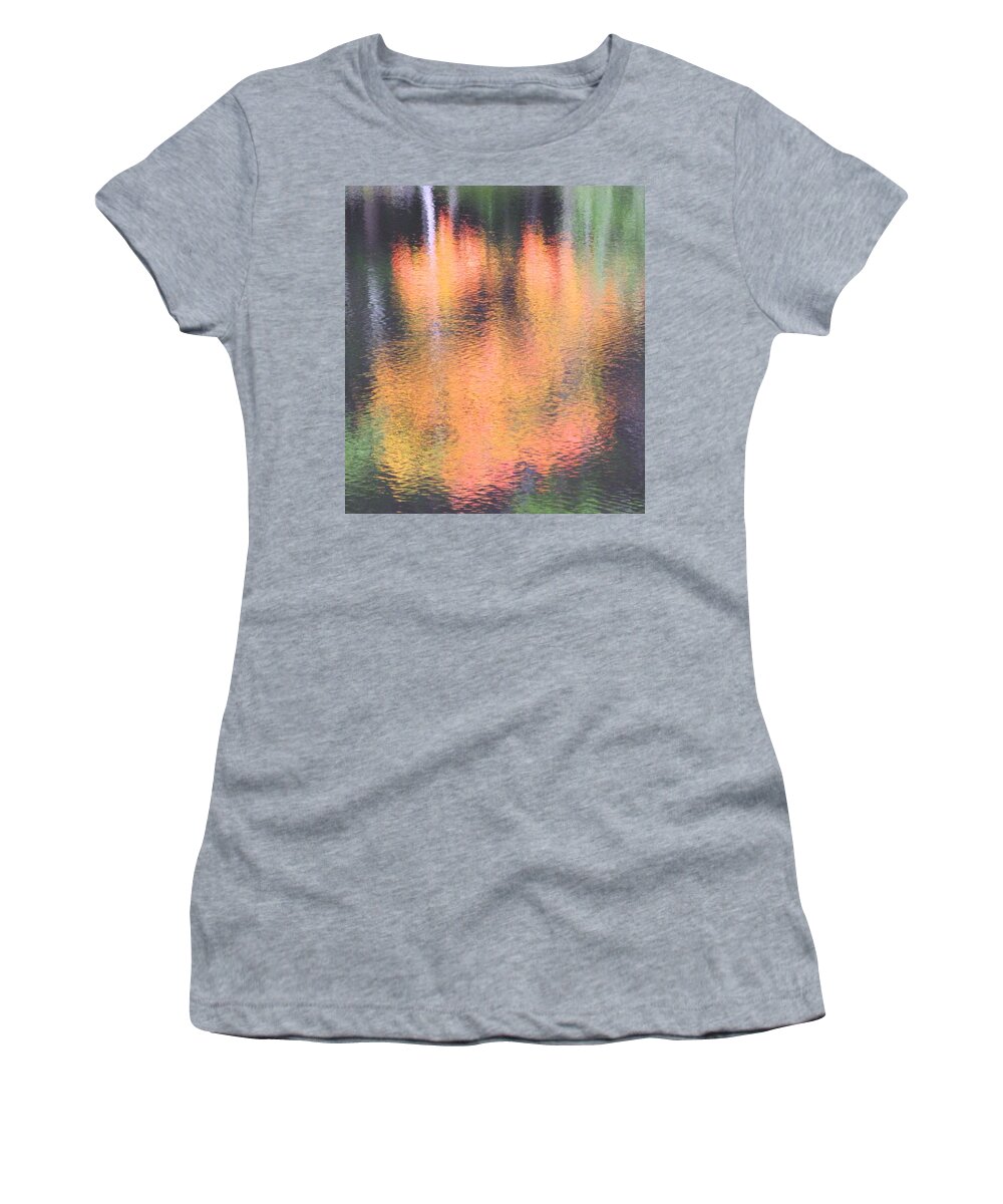 Abstract Women's T-Shirt featuring the photograph Shining by Sybil Staples