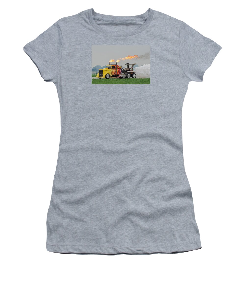 Shockwave 1 Women's T-Shirt featuring the photograph Shockwave 1 by Susan McMenamin