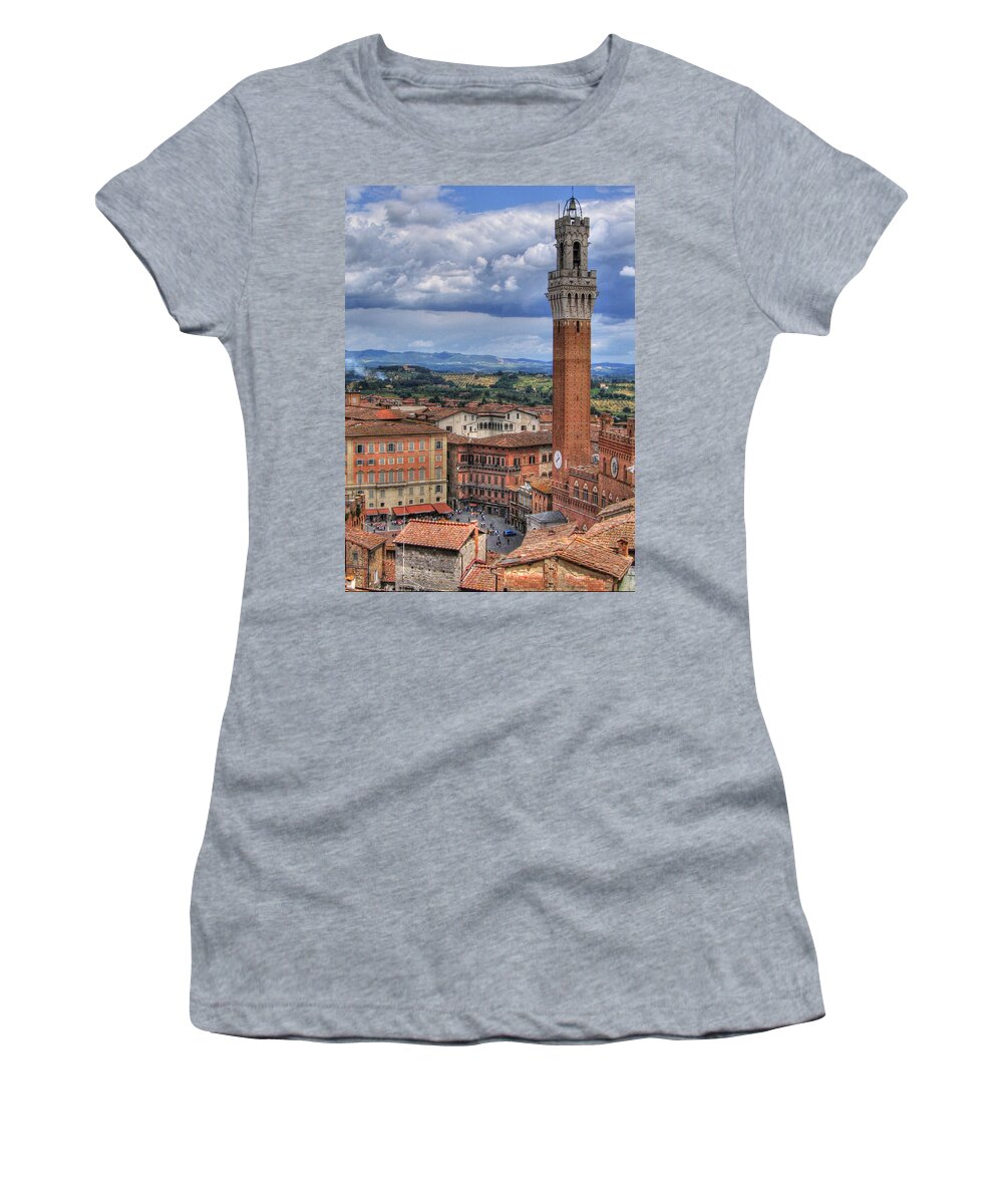 Siena Women's T-Shirt featuring the photograph Siena by Doug Matthews