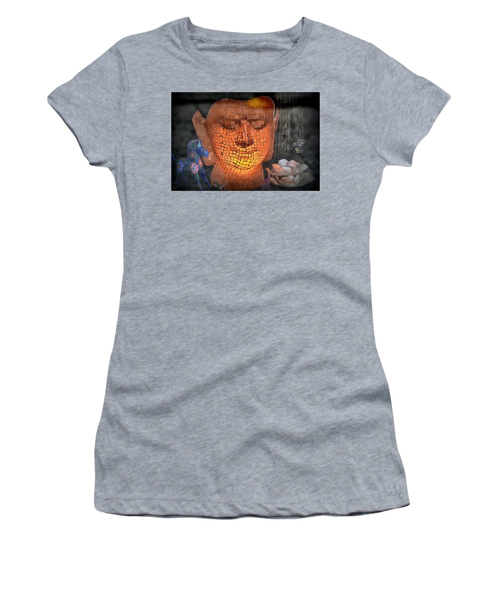  Women's T-Shirt featuring the photograph Silent Fantasy by AJ Schibig