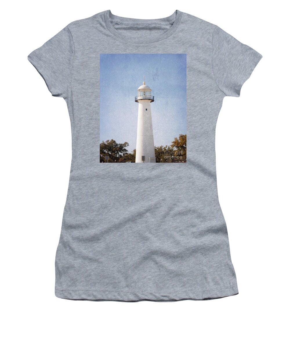 Lighthouse Women's T-Shirt featuring the photograph Simply Lighthouse by Roberta Byram