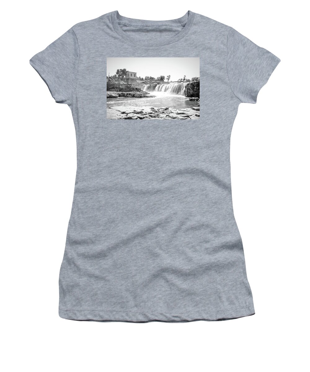 Sioux Falls Women's T-Shirt featuring the photograph Sioux Falls by Aileen Savage