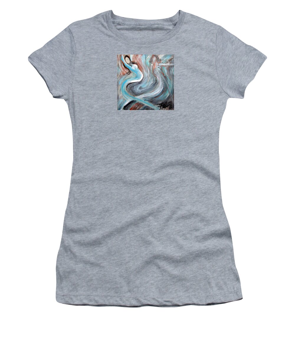 2003 Women's T-Shirt featuring the painting Sirens of Milk by Will Felix