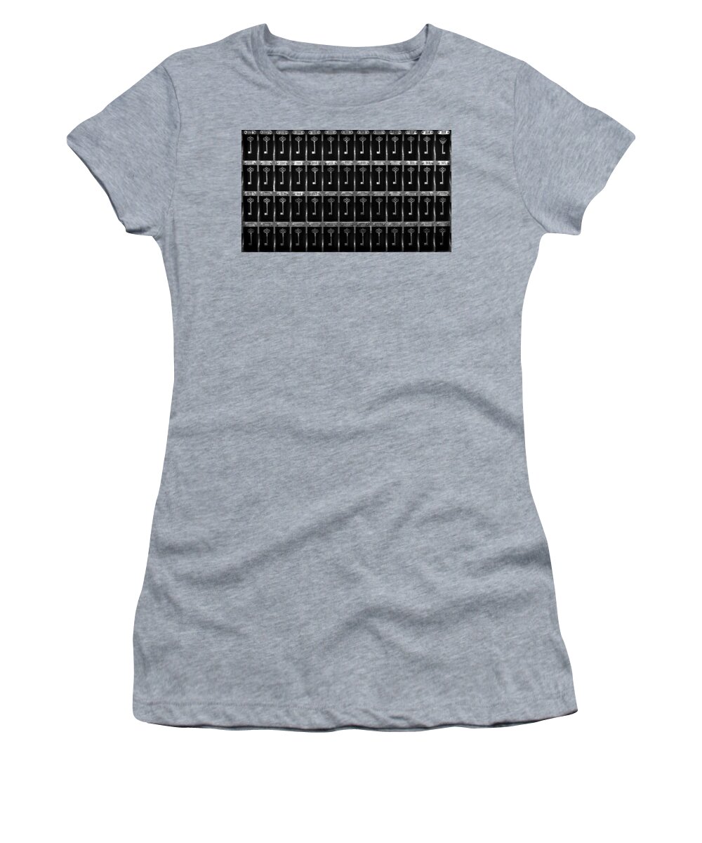 Skeleton Keys Women's T-Shirt featuring the photograph Skeleton Keys by Jason Moynihan