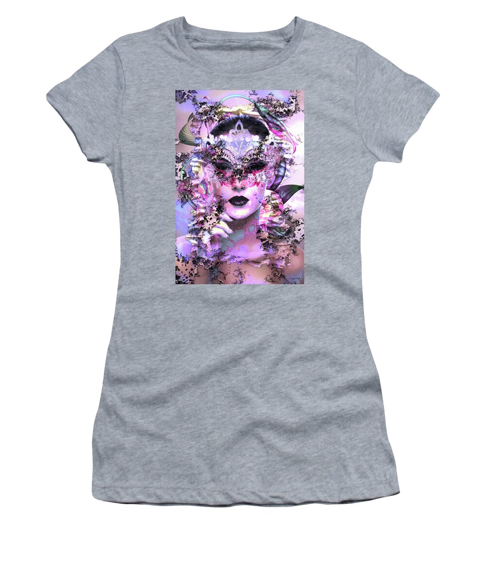 Surrealism Women's T-Shirt featuring the digital art Skin Deep by Kathy Kelly