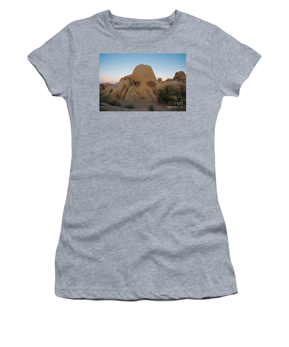 Skull Rock Women's T-Shirt featuring the photograph Skull Rock by Robert Loe