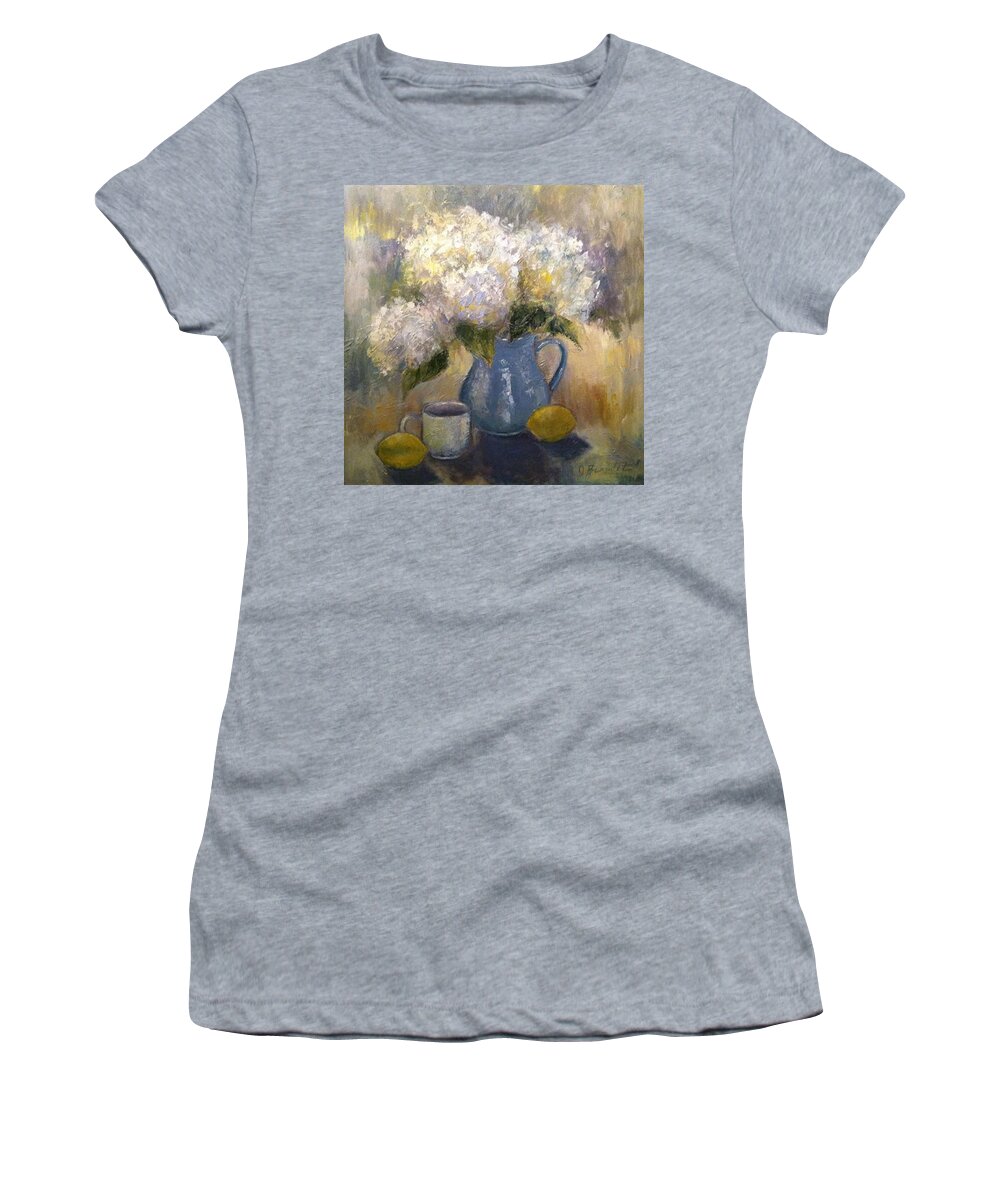 Impressionism Women's T-Shirt featuring the photograph So Happy And Excited To Say That This by Jennifer Beaudet