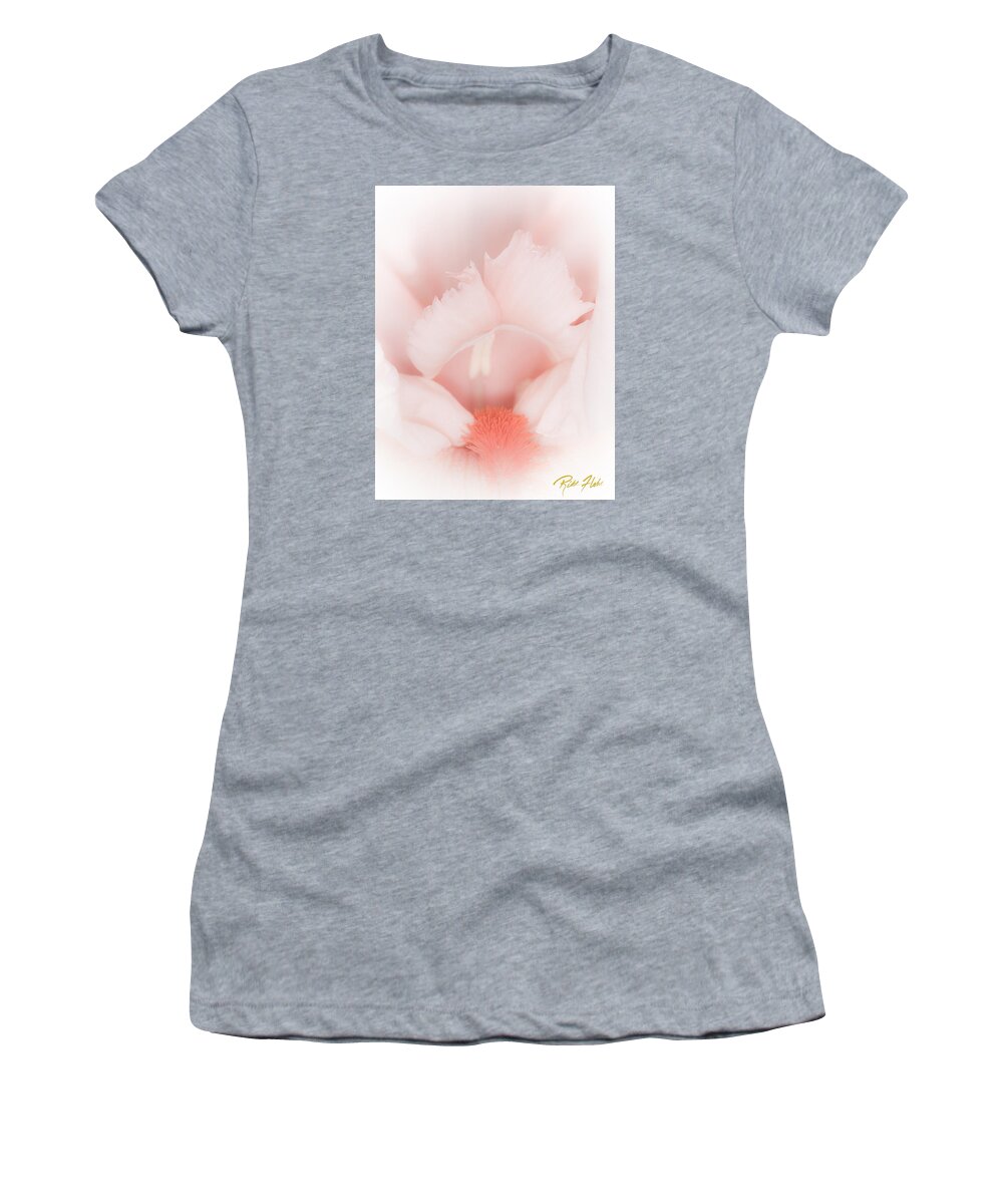 Garden Women's T-Shirt featuring the photograph Soft Iris by Rikk Flohr