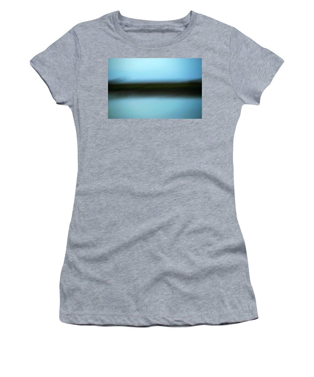 Abstract Expressionism Women's T-Shirt featuring the photograph Soft reflections by Marilyn Hunt