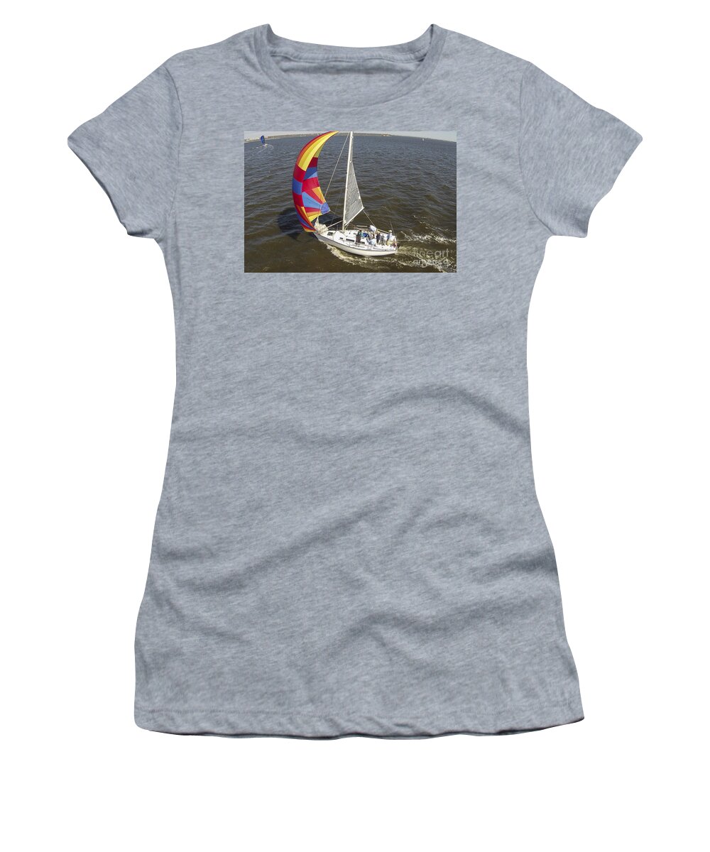 Sole Vento Women's T-Shirt featuring the photograph Sole Vento Charleston South Carolina by Dustin K Ryan