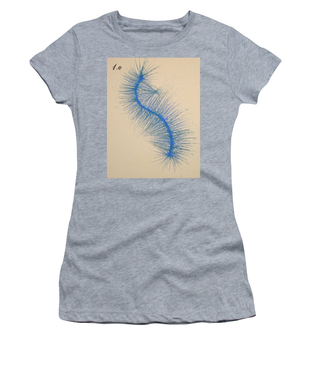 Biological Women's T-Shirt featuring the painting Species Number One C by Stephen Mauldin