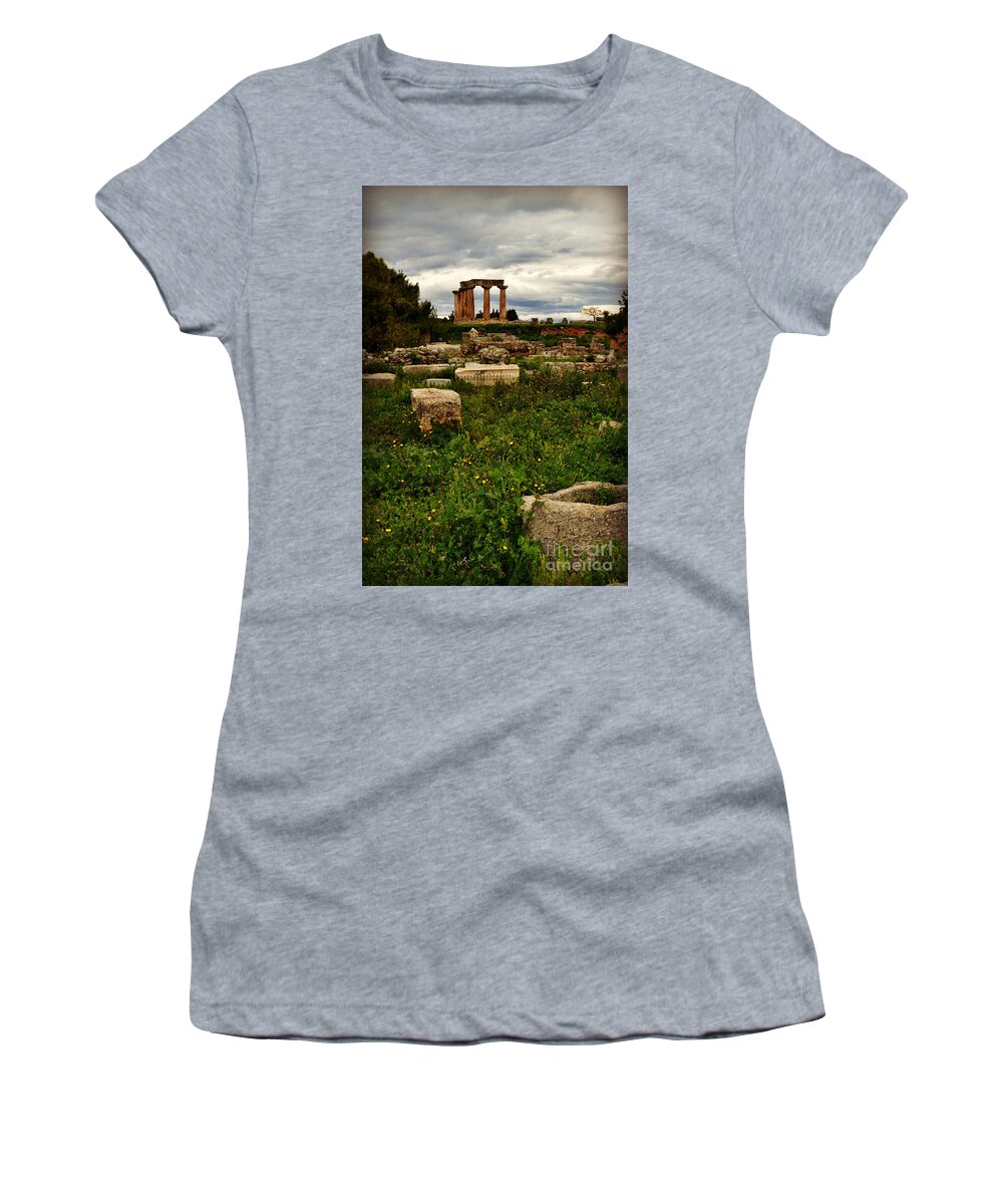 Corinth Women's T-Shirt featuring the photograph Springtime in Corinth by Eric Liller