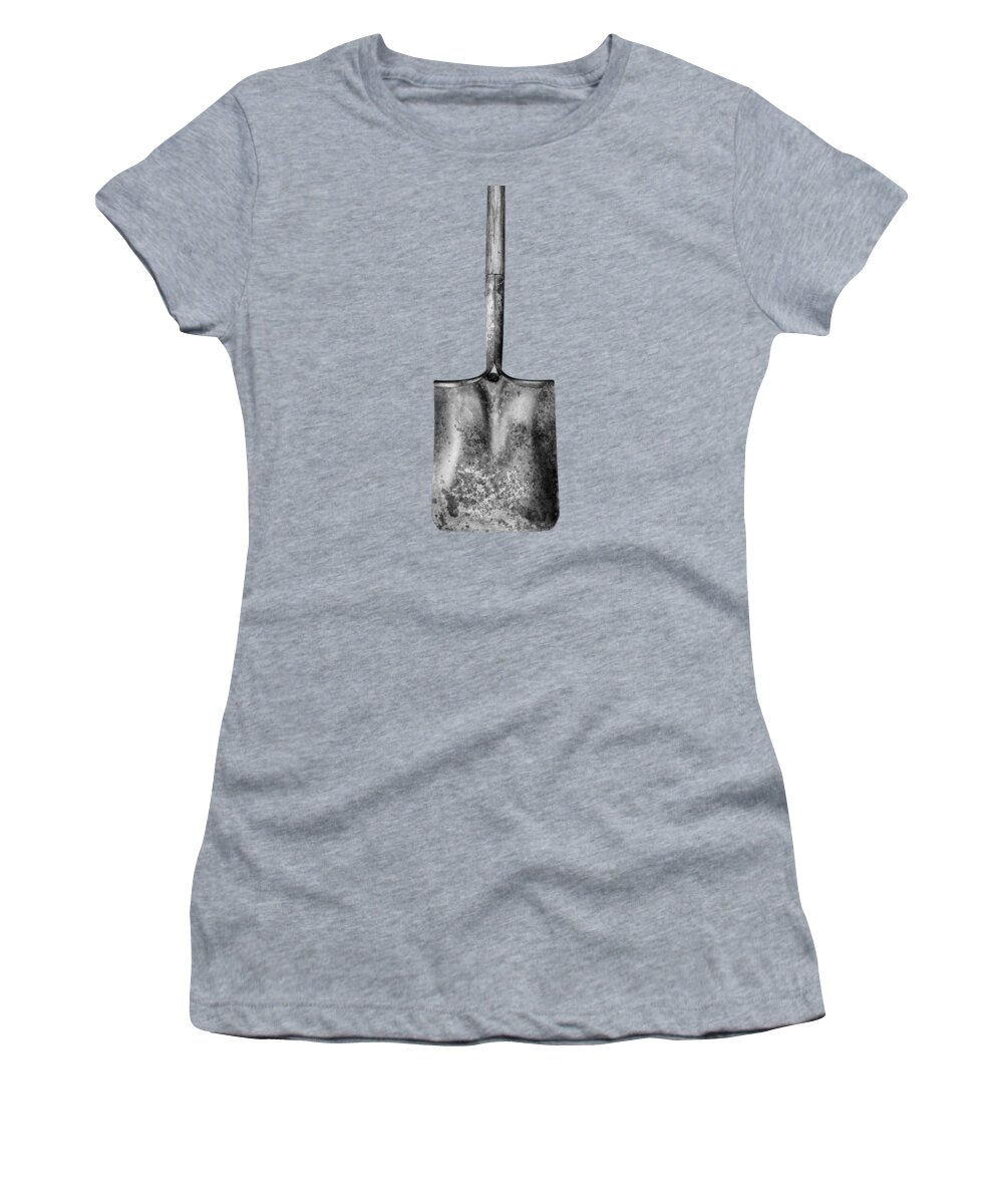 Antique Women's T-Shirt featuring the photograph Square Point Shovel Down 3 by YoPedro