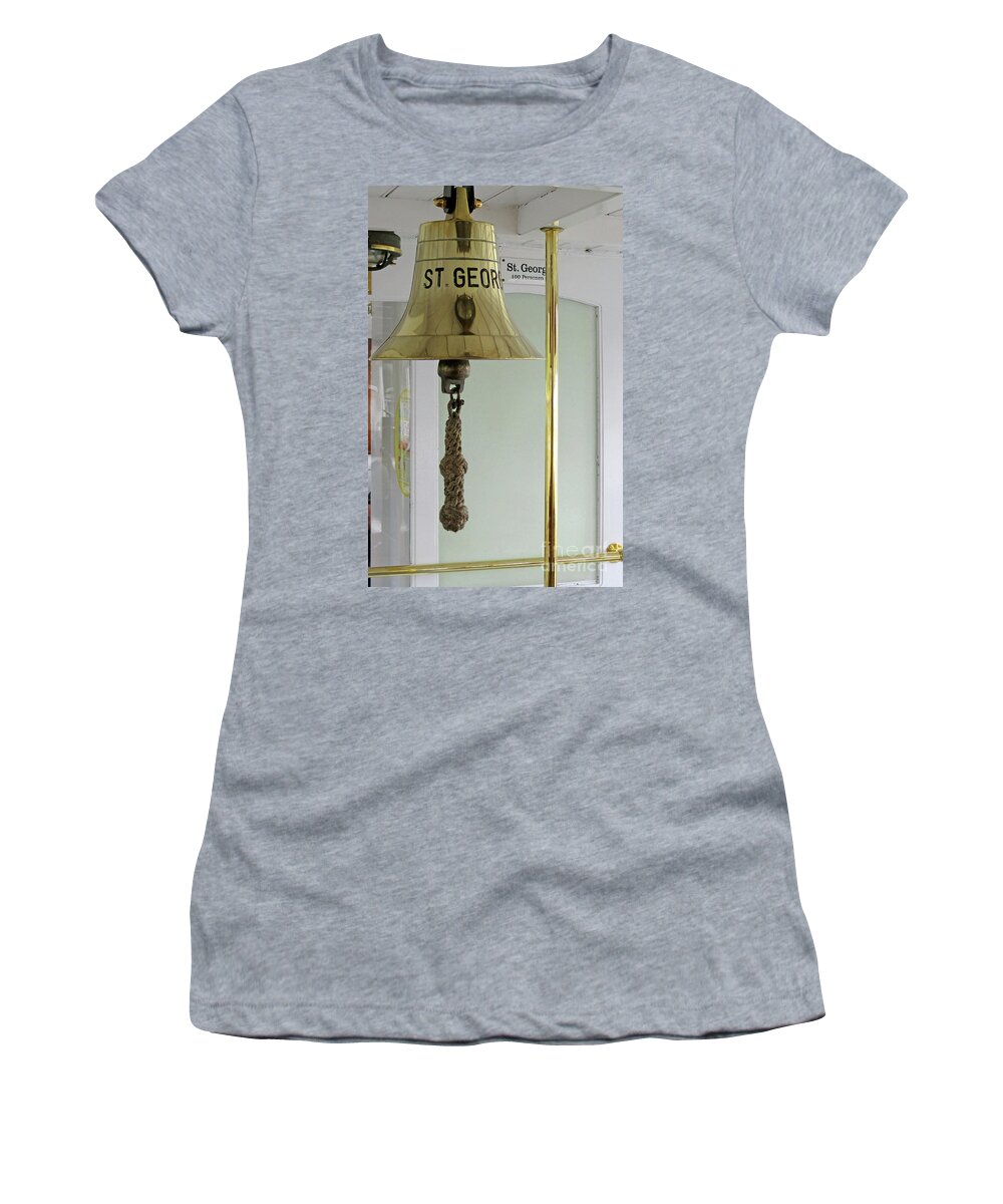 Hamburg Women's T-Shirt featuring the photograph St George Bell by Randall Weidner