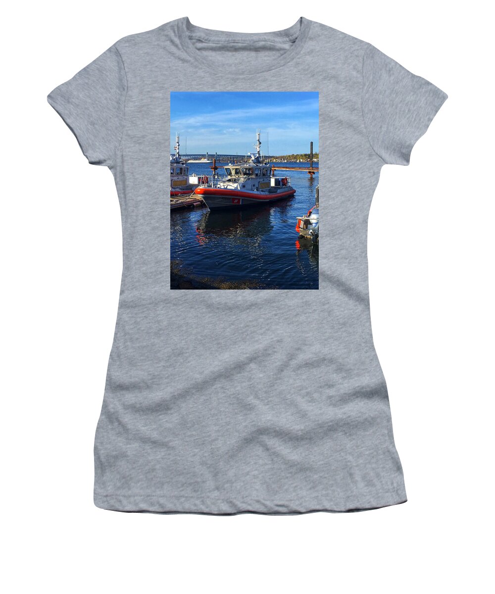 Coast Guard Women's T-Shirt featuring the photograph Sta. Nl by Joseph Caban