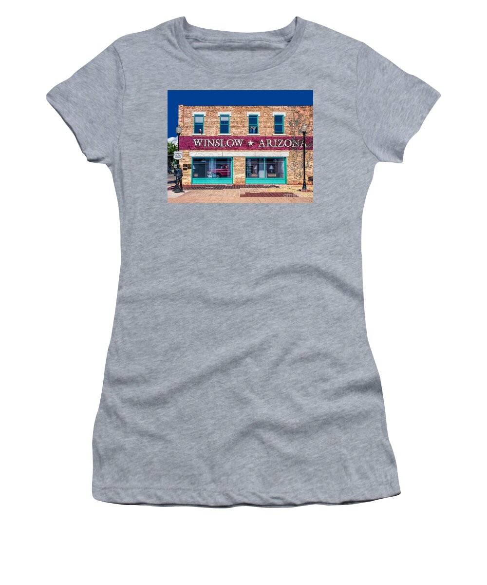 Park Women's T-Shirt featuring the photograph Eagles - Standing on the Corner by Nick Zelinsky Jr