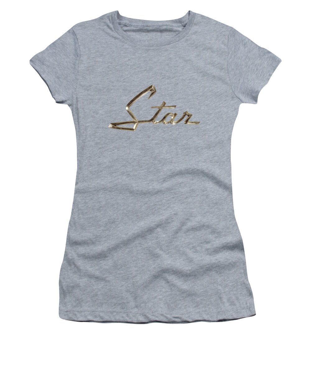 Automotive Women's T-Shirt featuring the photograph Star Emblem by YoPedro