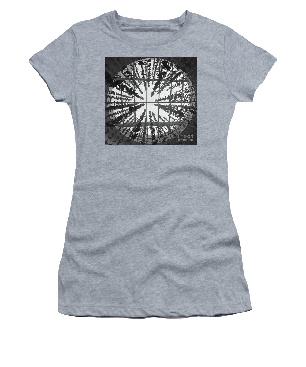 Boston Women's T-Shirt featuring the photograph Stata Sculpture 3 by Randall Weidner