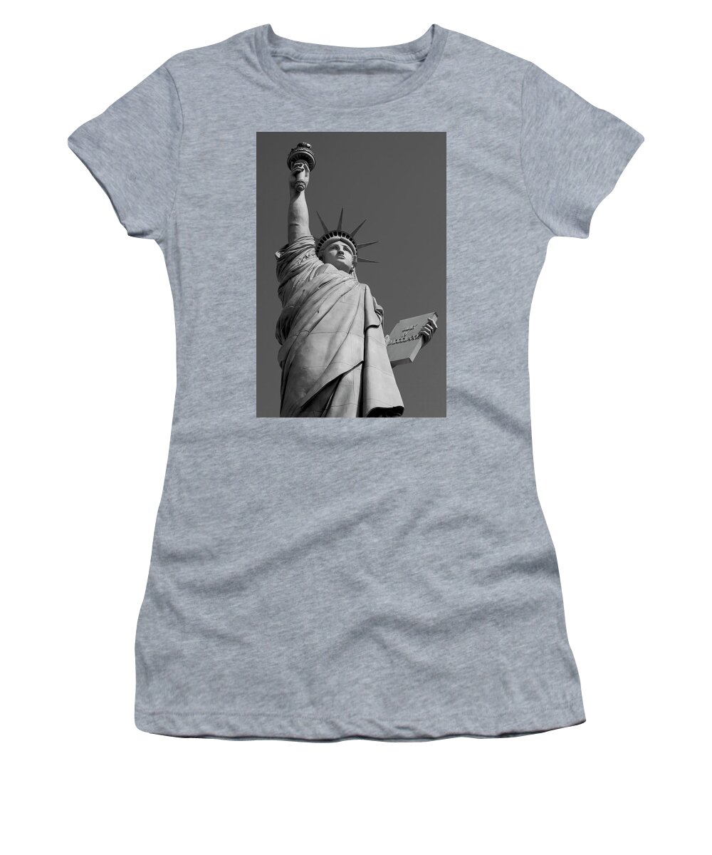 Statue Women's T-Shirt featuring the photograph Statue of Liberty by Ivete Basso Photography