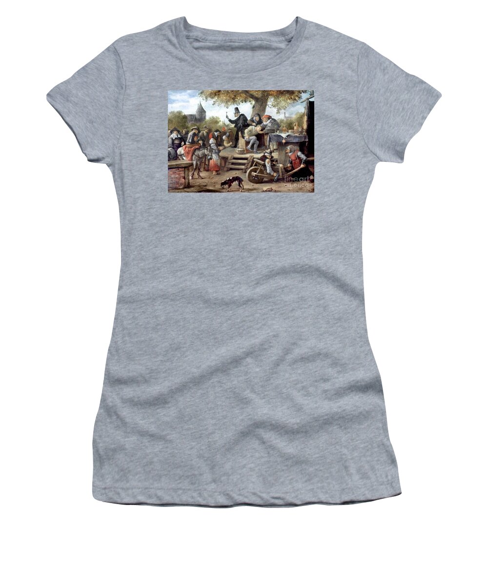 Aod Women's T-Shirt featuring the photograph STEEN: QUACK, 17th CENTURY by Granger
