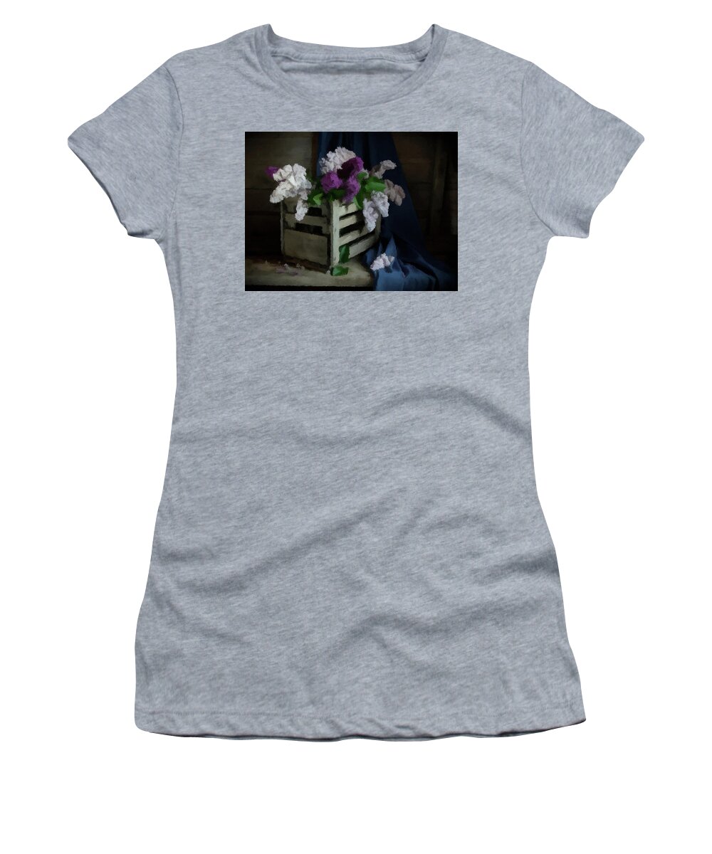 Still Life Women's T-Shirt featuring the photograph Still Life Lilac by David Dehner