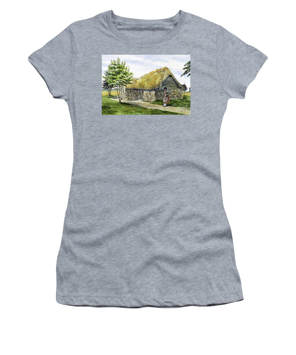 Scotland Women's T-Shirt featuring the painting Still Standing Strong by William Band