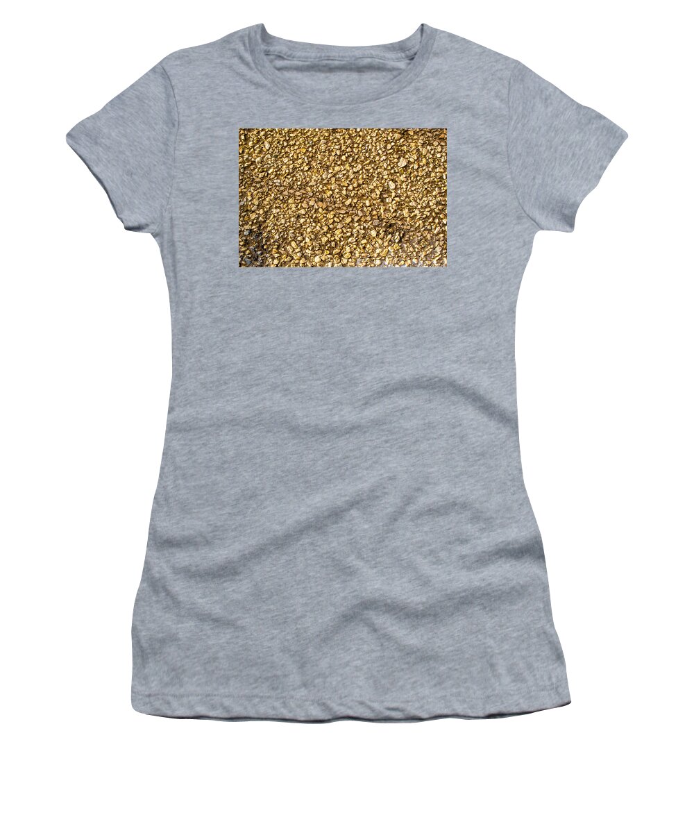 Background Women's T-Shirt featuring the photograph Stone Chip on a Wall by John Williams
