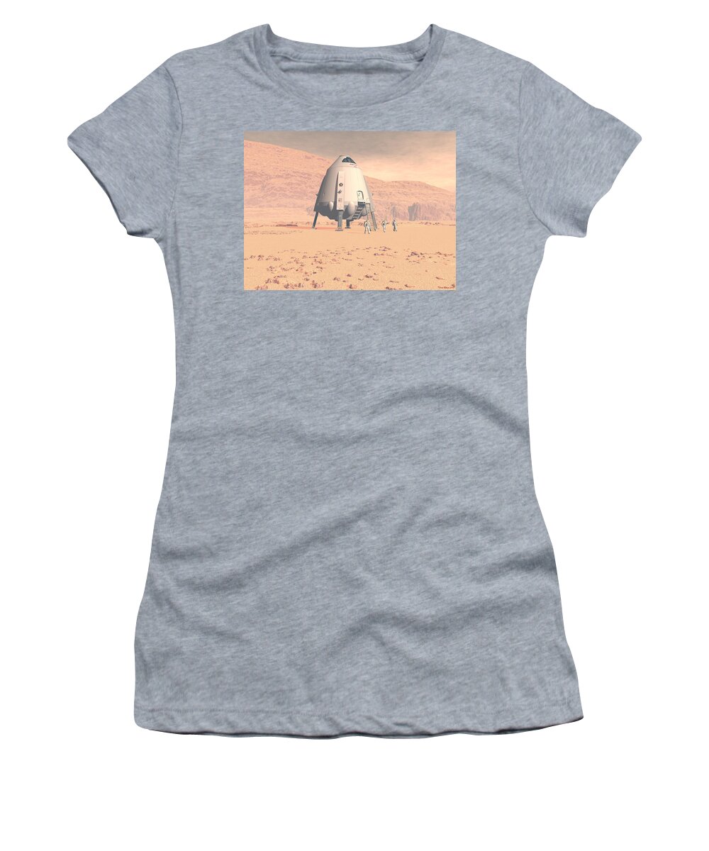 Tags Women's T-Shirt featuring the digital art Stormy Skies by David Robinson