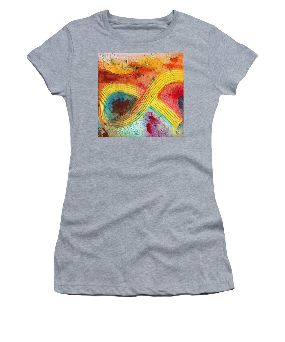 Strangulation Women's T-Shirt featuring the painting Strangulation by Phil Strang