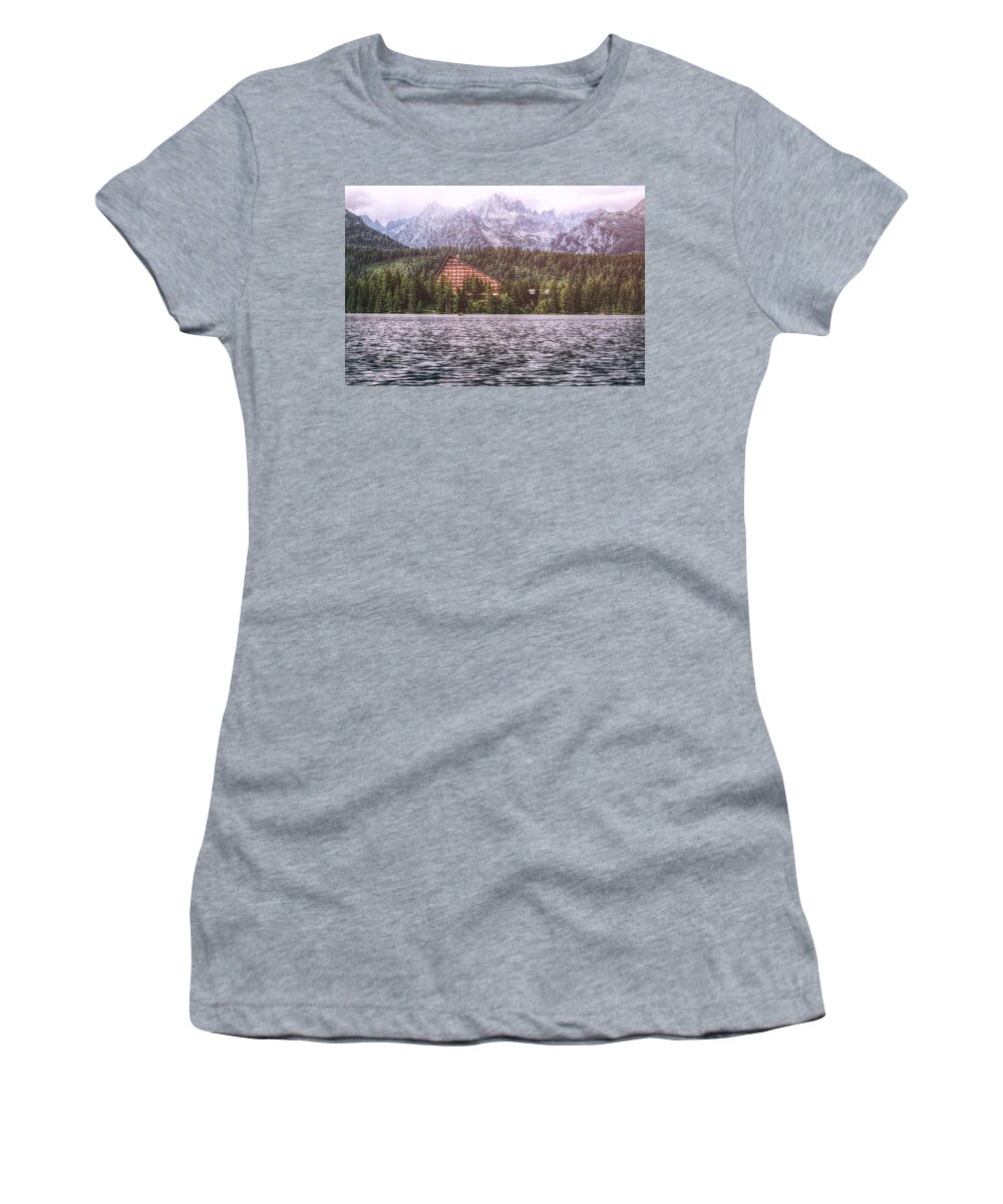 Slovakia Women's T-Shirt featuring the photograph Strbske Pleso High Tatras Slovakia 2 by Jaroslav Buna