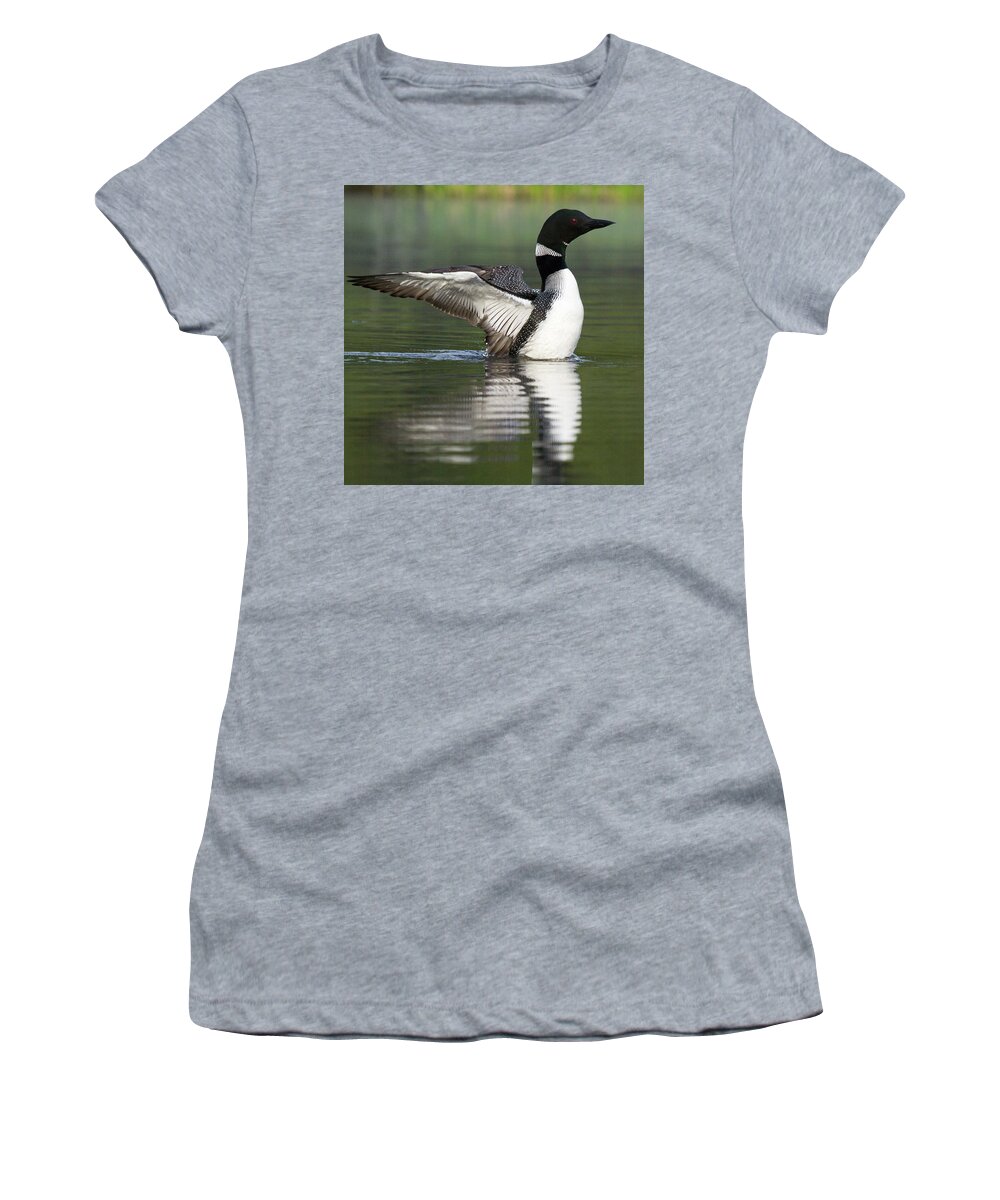 Bird Women's T-Shirt featuring the photograph Stretching My Wings by Darryl Hendricks