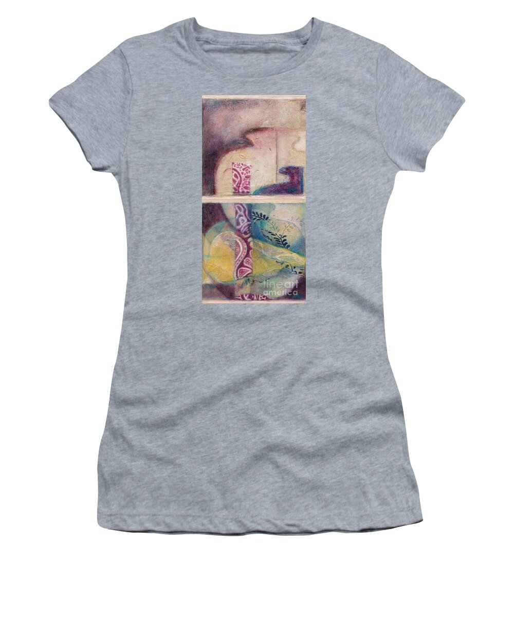 Vessel Women's T-Shirt featuring the painting Suffusion by Kerryn Madsen-Pietsch