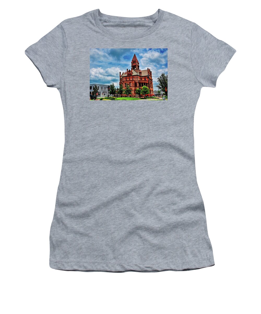 Texas Women's T-Shirt featuring the photograph Sulphur Springs Courthouse by Diana Mary Sharpton