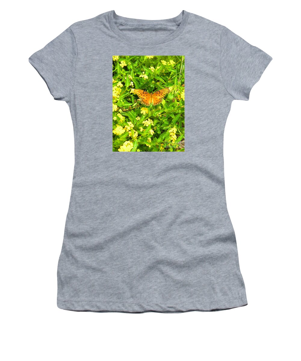 Butterfly Women's T-Shirt featuring the photograph Summer Beginnings by Matthew Seufer