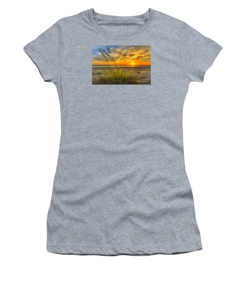 Summer Breezes Women's T-Shirt featuring the photograph Summer Breezes by Marvin Spates