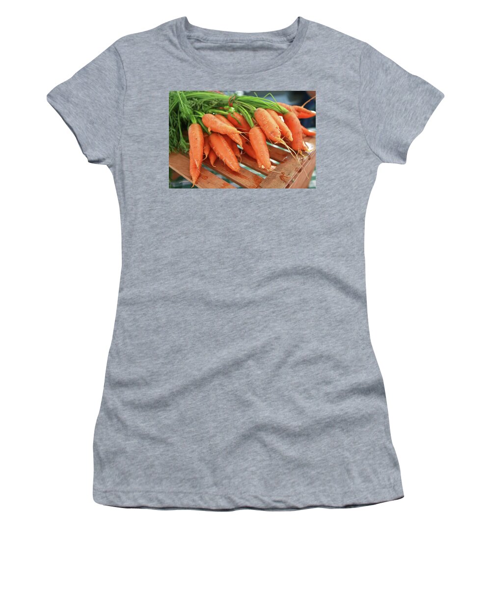 Summer Women's T-Shirt featuring the photograph Summer Carrots by KG Thienemann