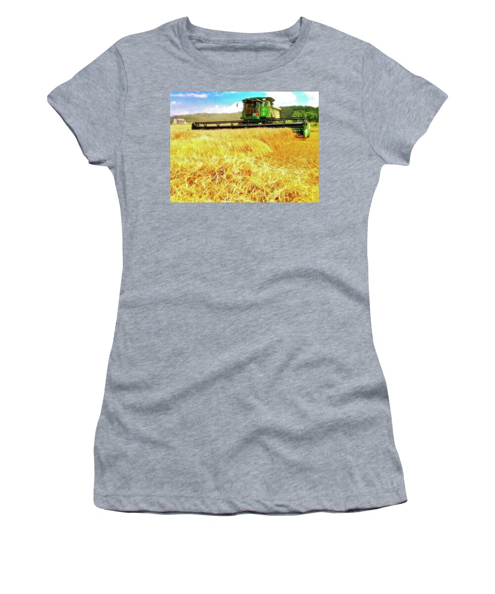 Harvest Women's T-Shirt featuring the photograph Summer Harvest by Kevyn Bashore