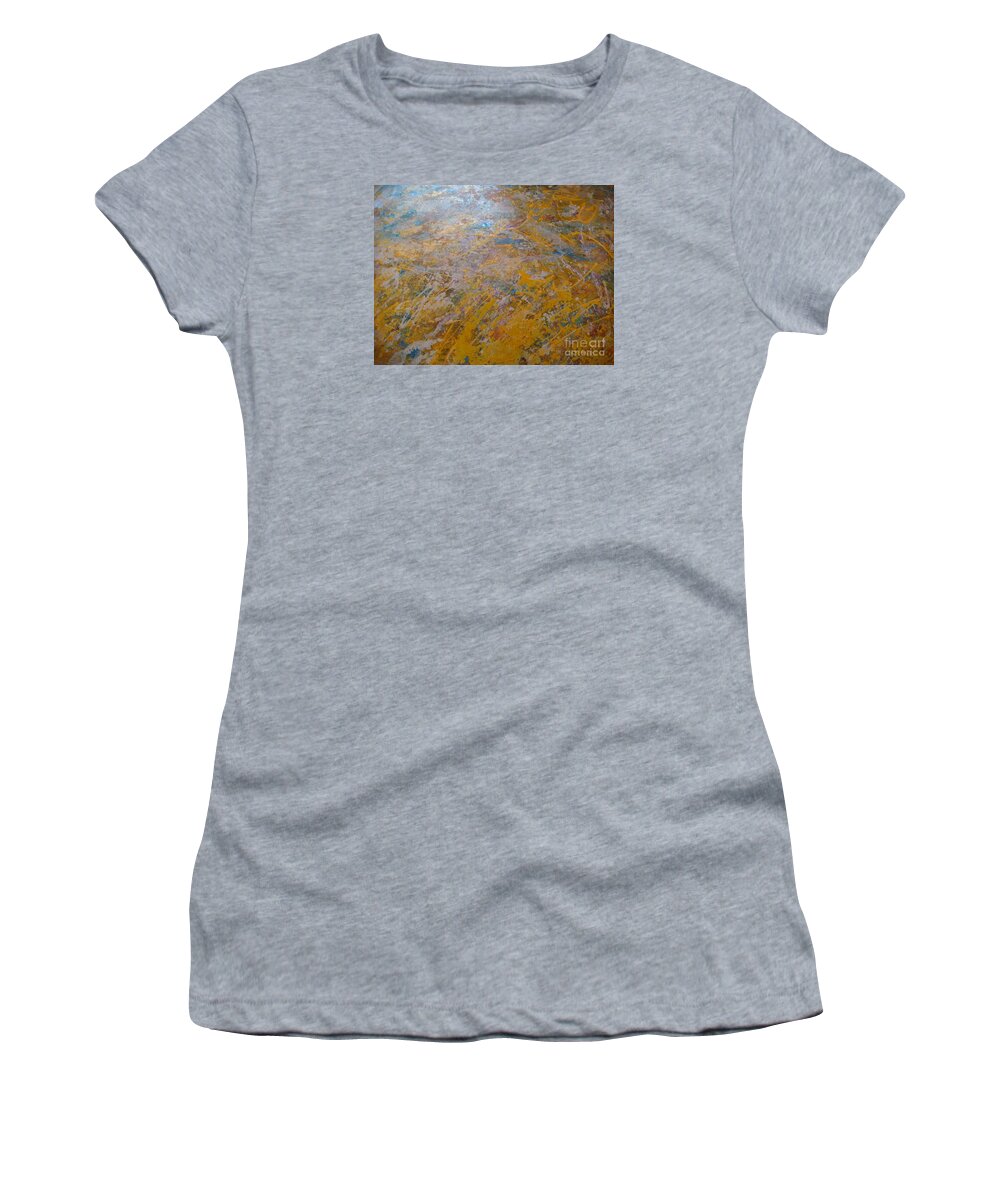 Summer Women's T-Shirt featuring the painting Summer Time by Fereshteh Stoecklein