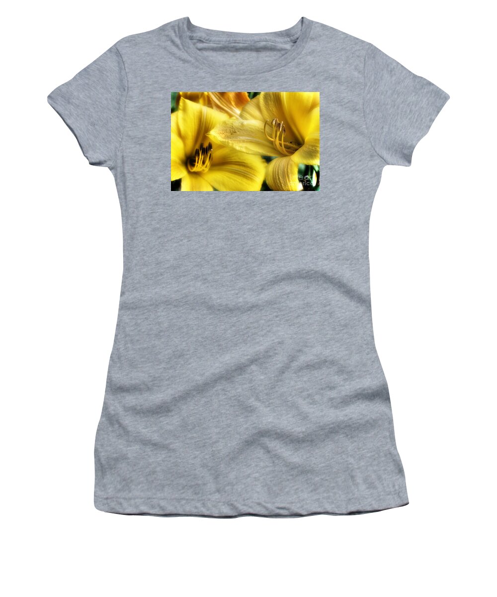 Day Lilies Women's T-Shirt featuring the photograph Summer's Personality by Michael Eingle