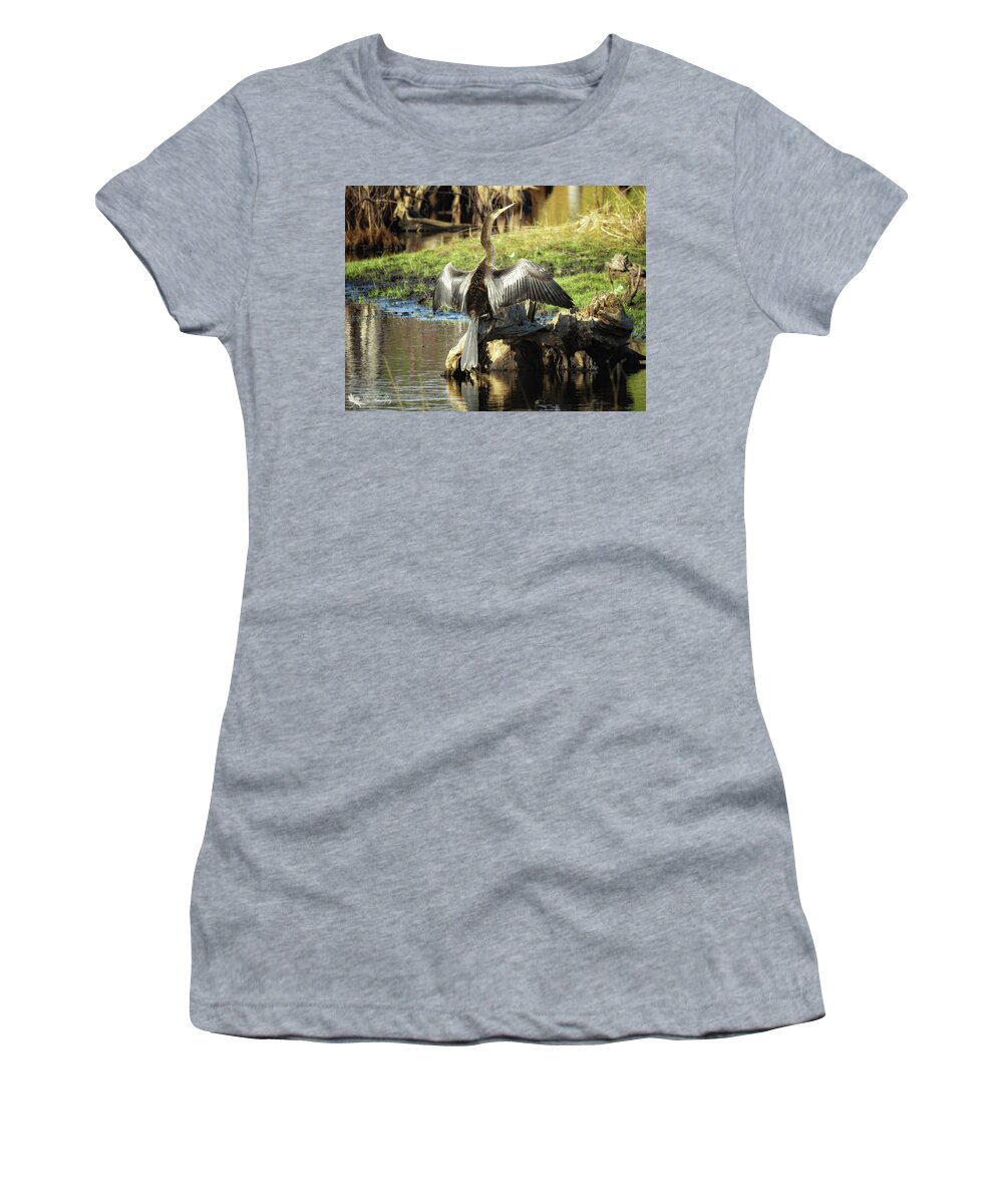 Aningha Women's T-Shirt featuring the photograph Sun Drenched Aningha by Denise Winship