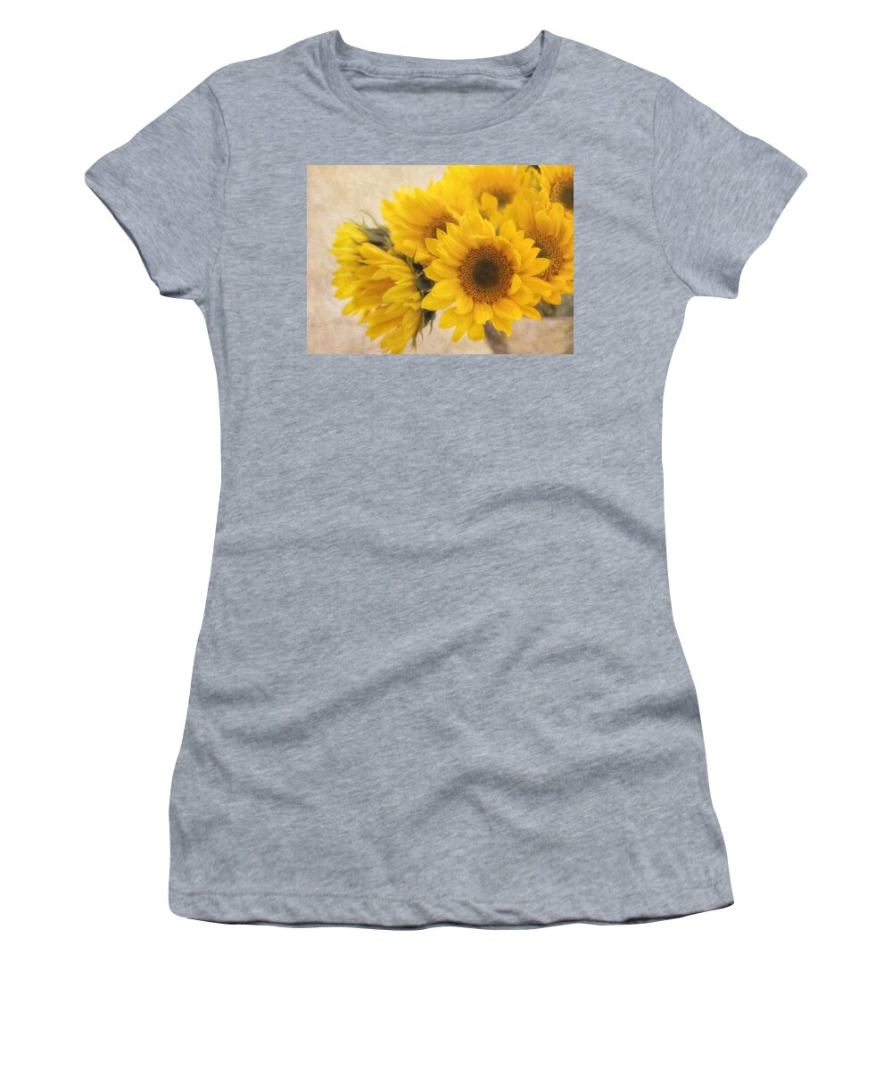 Sunflower Women's T-Shirt featuring the photograph Sunburst by Kim Hojnacki