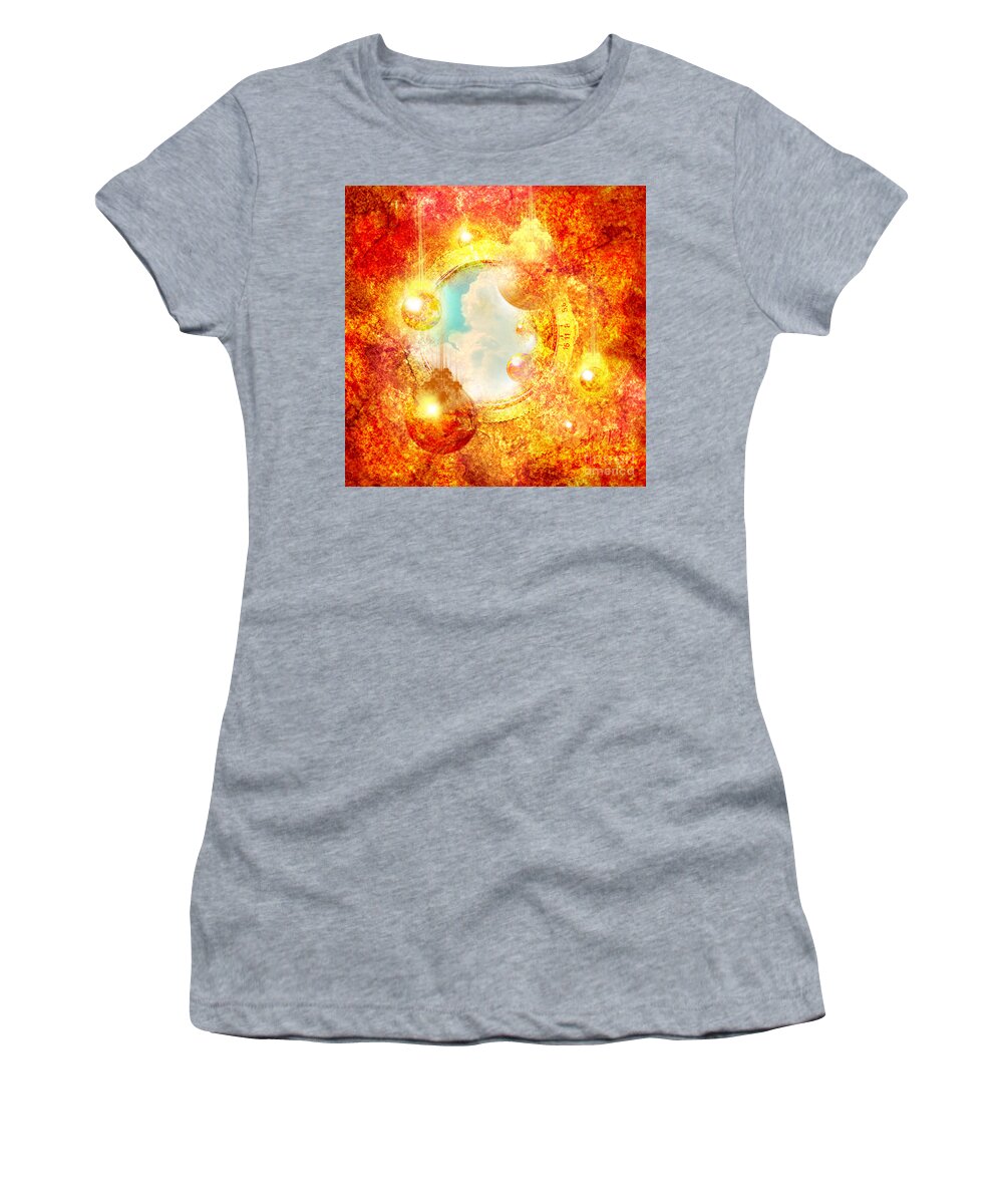 Sun Women's T-Shirt featuring the digital art Sungate by Alexa Szlavics