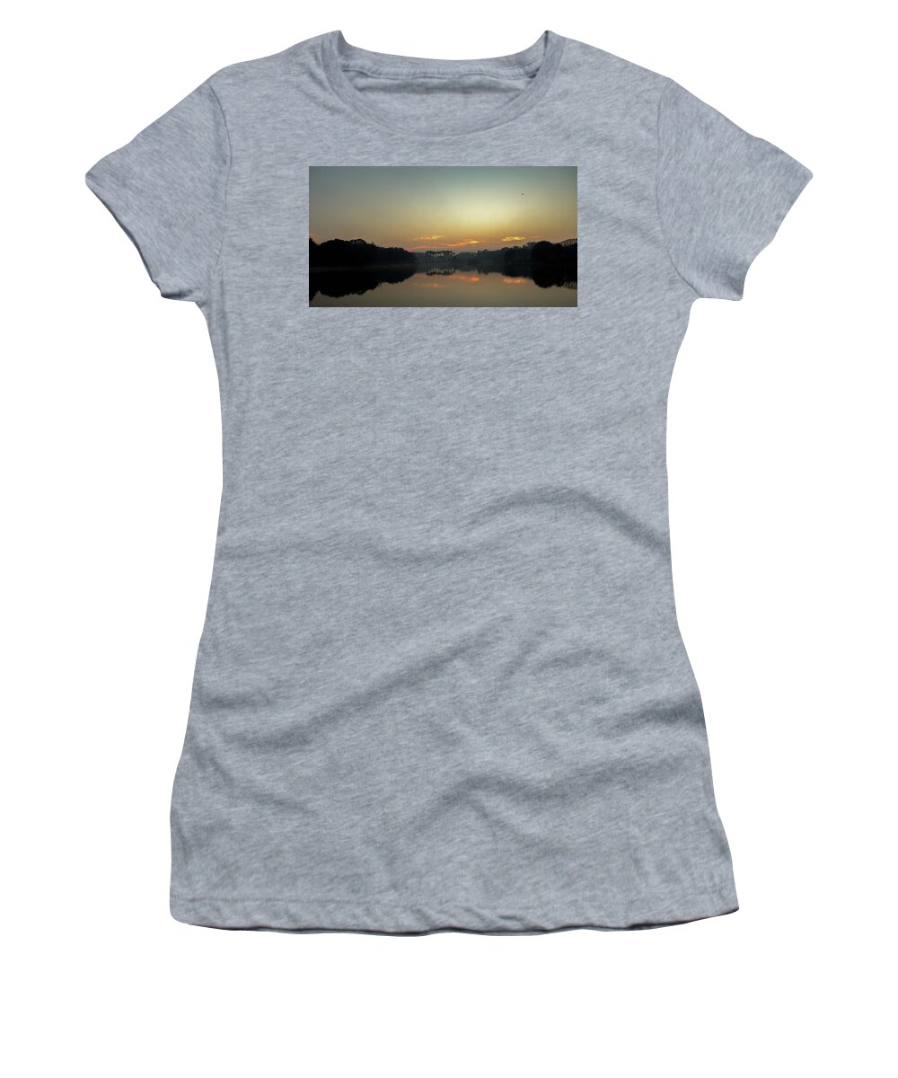 Sunrise Women's T-Shirt featuring the photograph Sunrise by Anil Desai