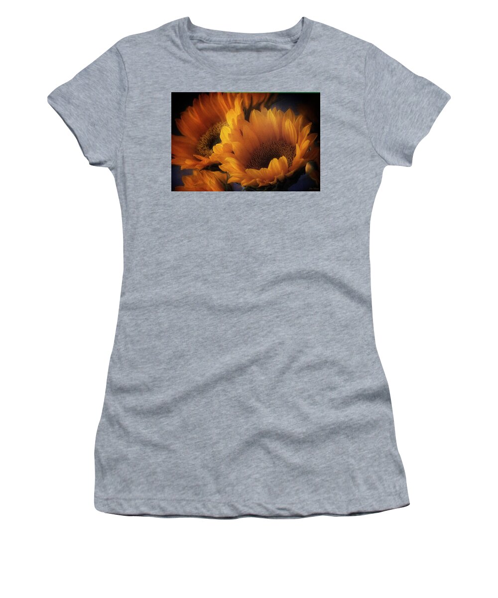 Sunflowers Women's T-Shirt featuring the photograph Sunshine by John Rivera