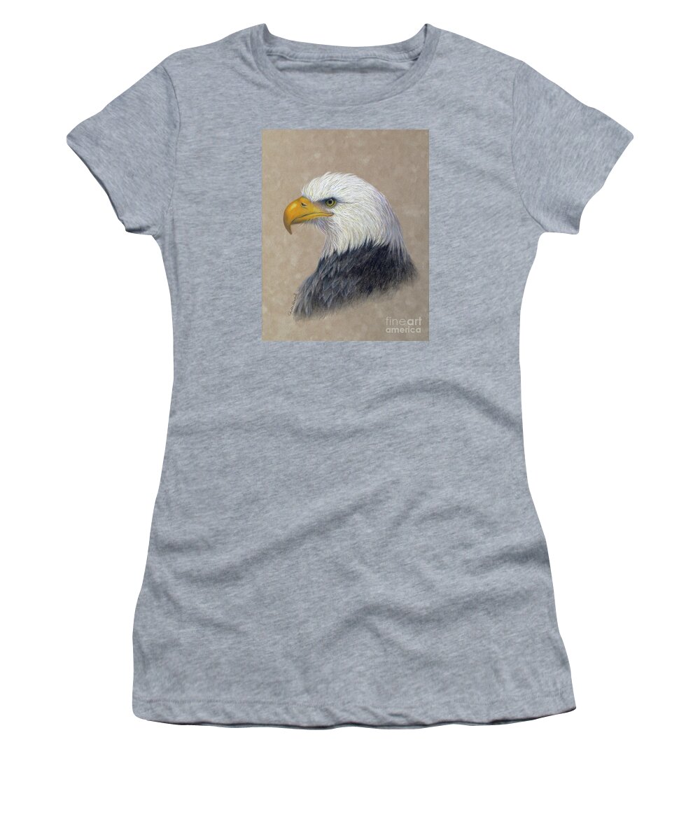 Eagle Women's T-Shirt featuring the painting Supremacy by Phyllis Howard