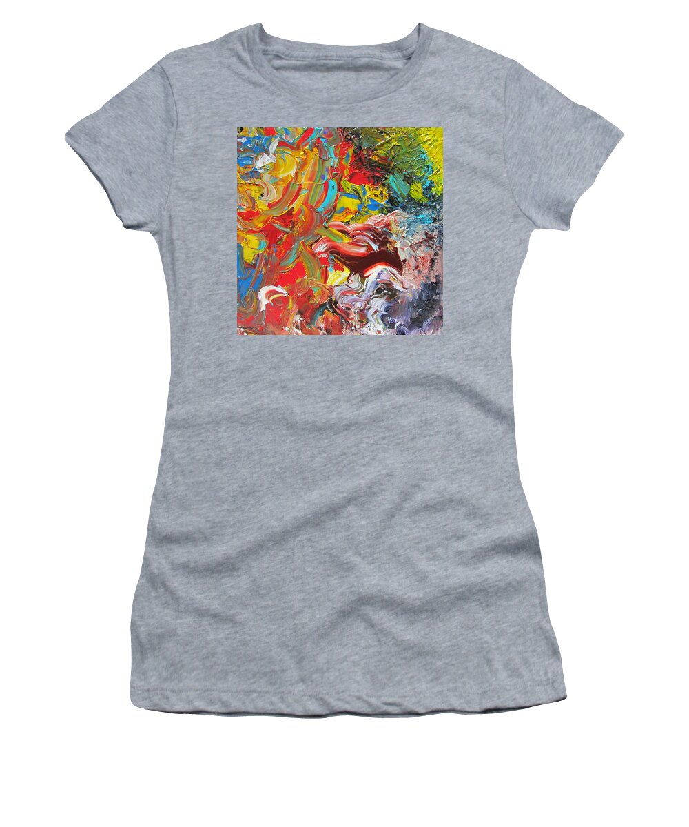 Fusionart Women's T-Shirt featuring the painting Surprise by Ralph White