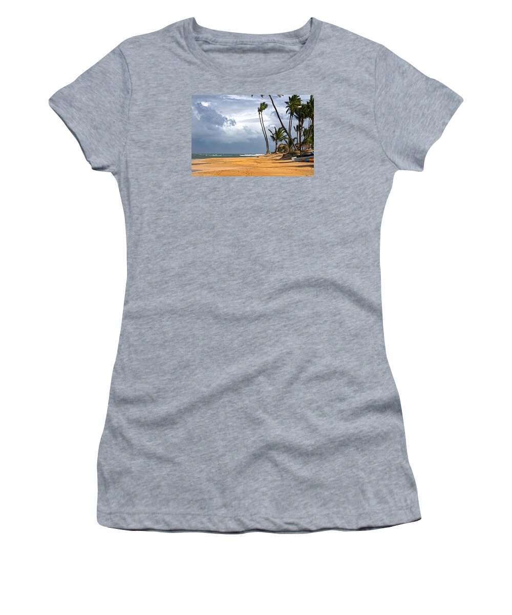 Palms Women's T-Shirt featuring the photograph Sway by Robert Och